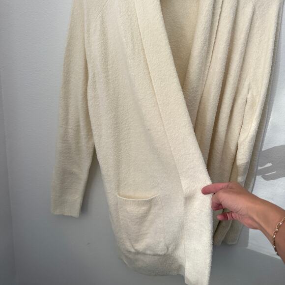 Barefoot Dreams Cozy Chic Lite Cardigan Sweater Sz Large - Picture 4 of 6